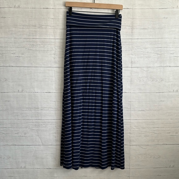 Mona B Stripped Maxi Boho Skirt | SIZE S - Picture 1 of 6